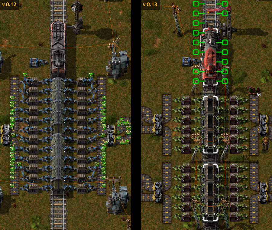 Trains comparison