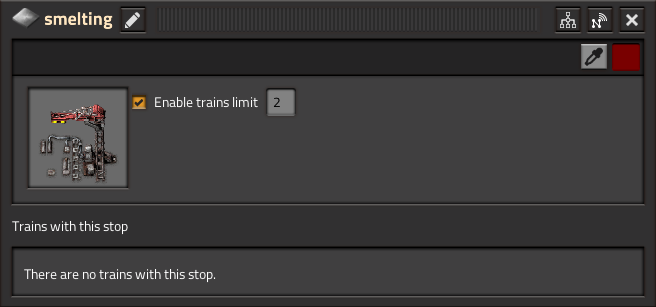 Train Stop Limit GUI